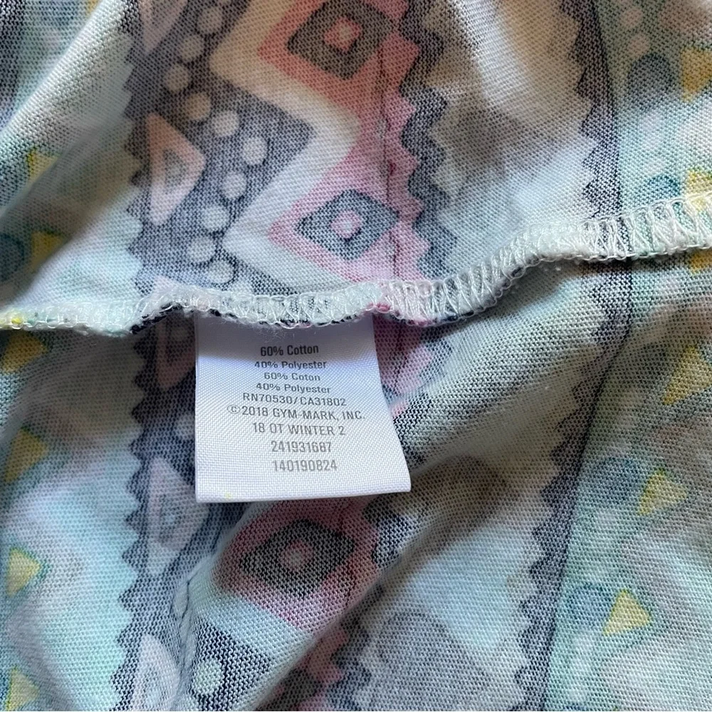 Gymboree Geometric Print Long Sleeve Dress size XS (4)